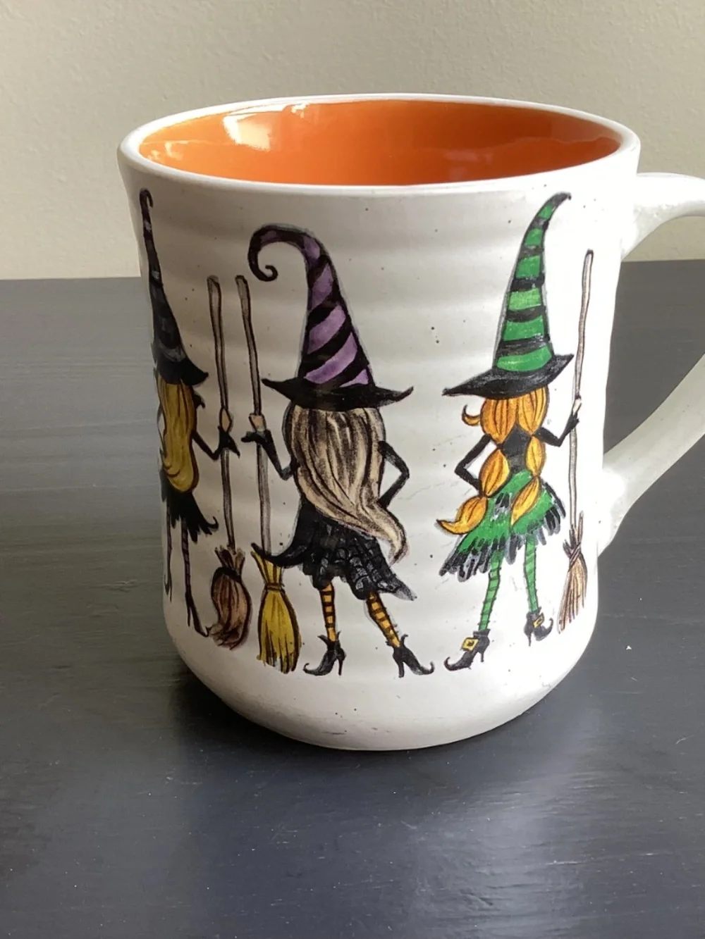 Cobwebs & Cauldrons “Squad Ghouls” Witches Ceramic Coffee Mug 15oz